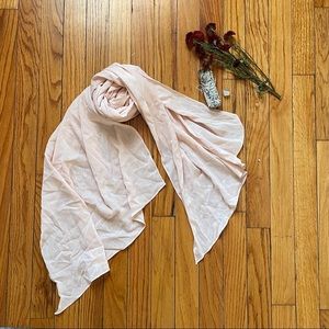 Soft Baby Pink long scarf